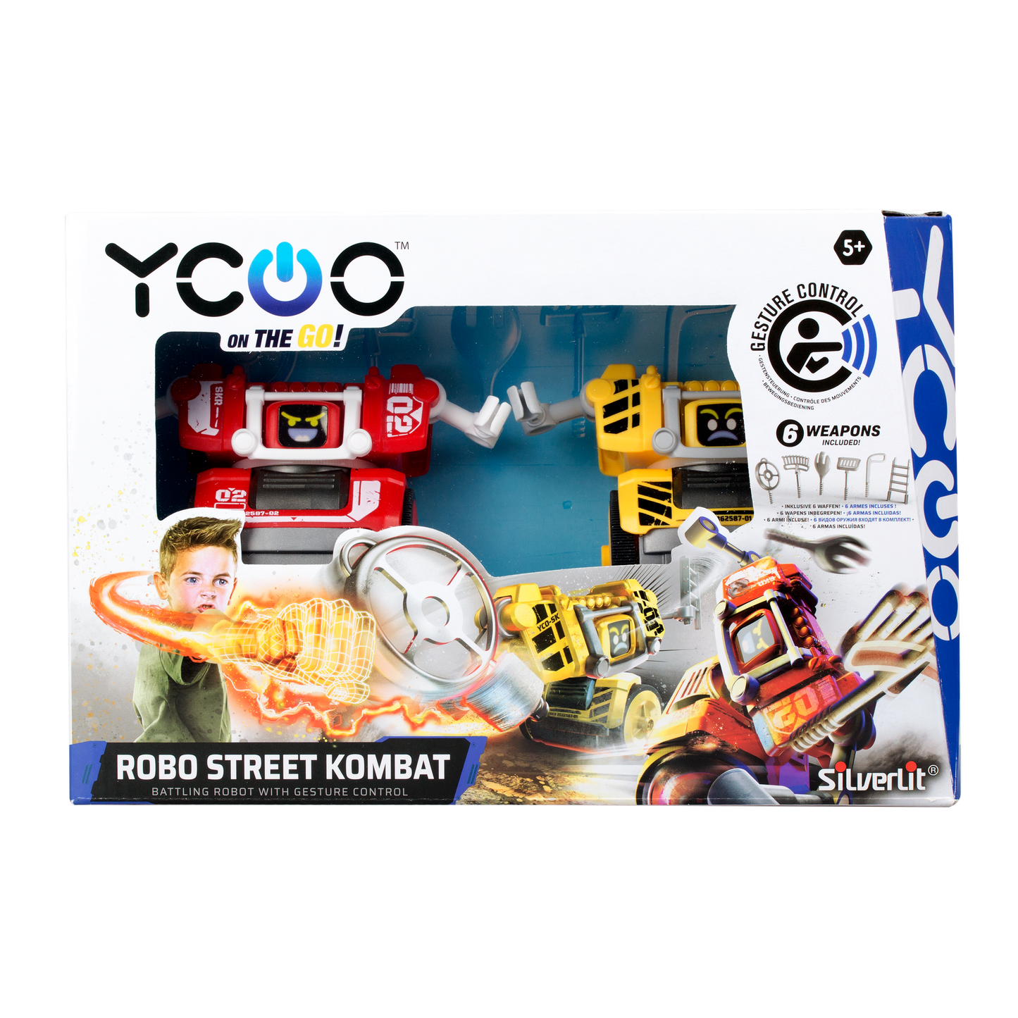 SILVERLIT YCOO ROBO STREET KOMBAT TWIN PACK