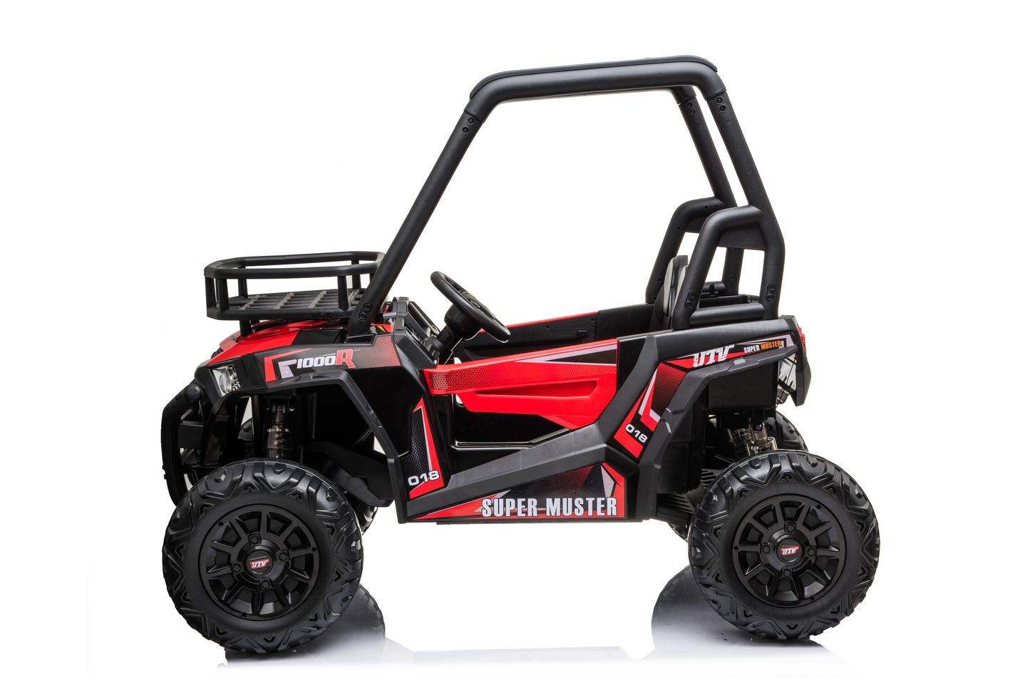 24V 4x4 Freddo Toys Off Road UTV 2 Seater Ride on Red-2
