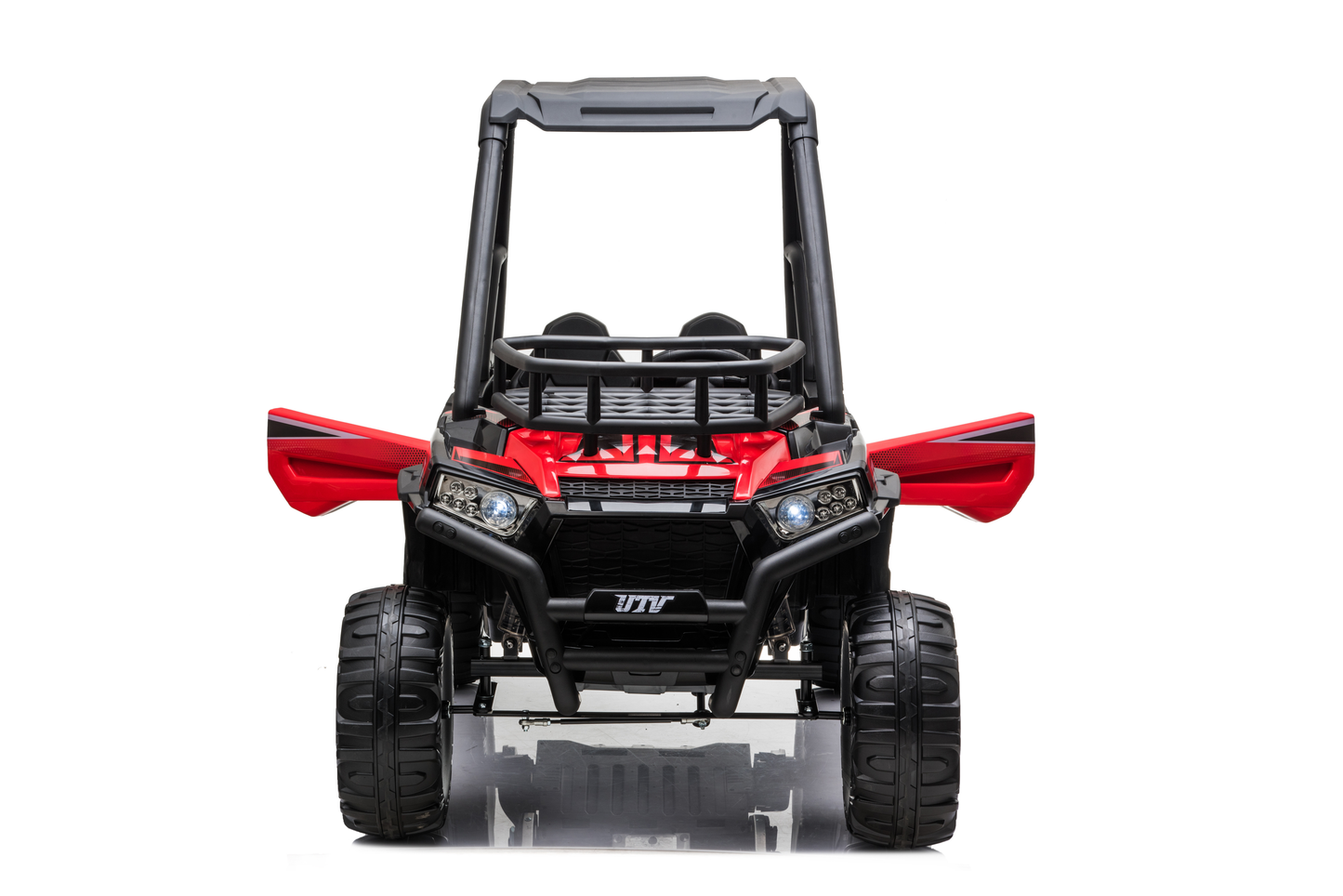 24V 4x4 Freddo Toys Off Road UTV 2 Seater Ride on Red-4