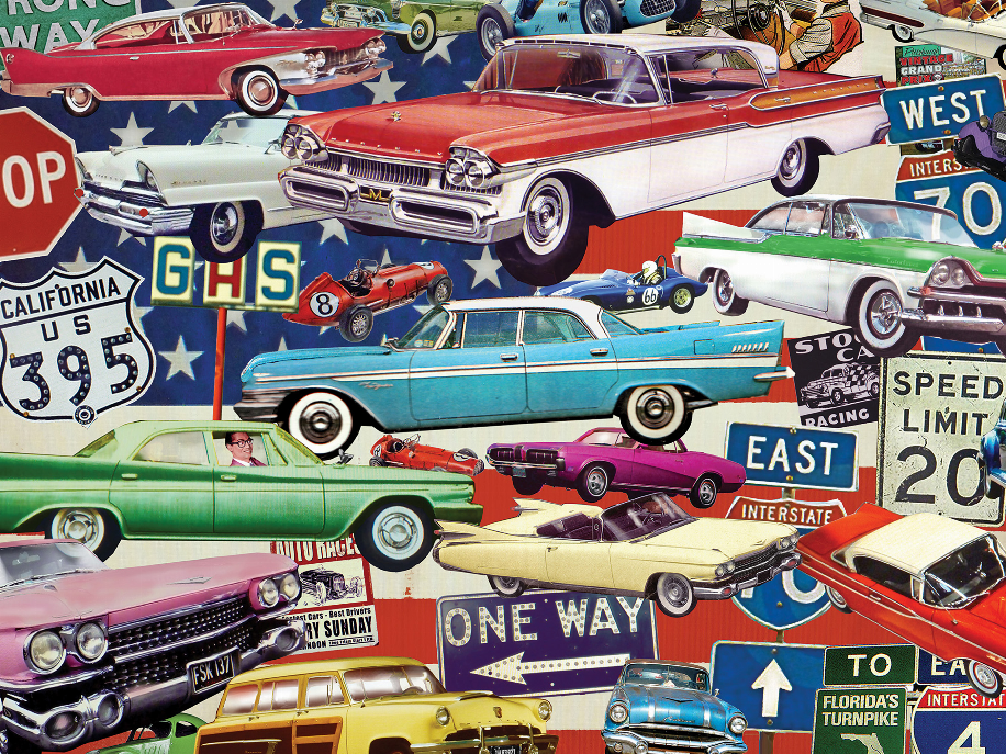 Classic Rides 500-Piece Puzzle