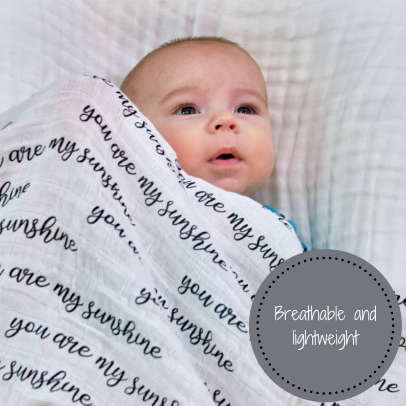 You Are My Sunshine Swaddle-3