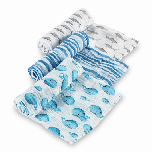 Whale Hello There - Swaddle Set