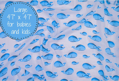 Whale Hello There - Swaddle Set-4