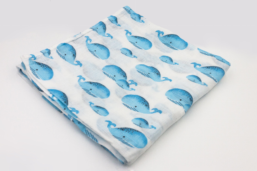 Whale Hello There - Swaddle Set-7