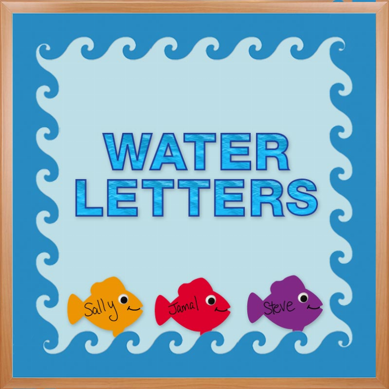 Water Punch-Out Letters-3