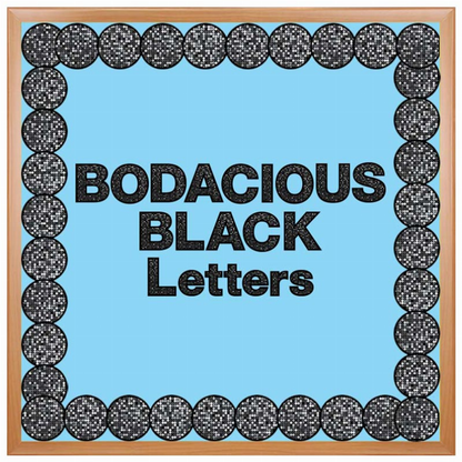 Bodacious Black Punch-Out Letters-2