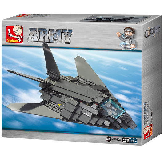 Air Force Stealth Bomber Building Brick Kit (209 Pcs)