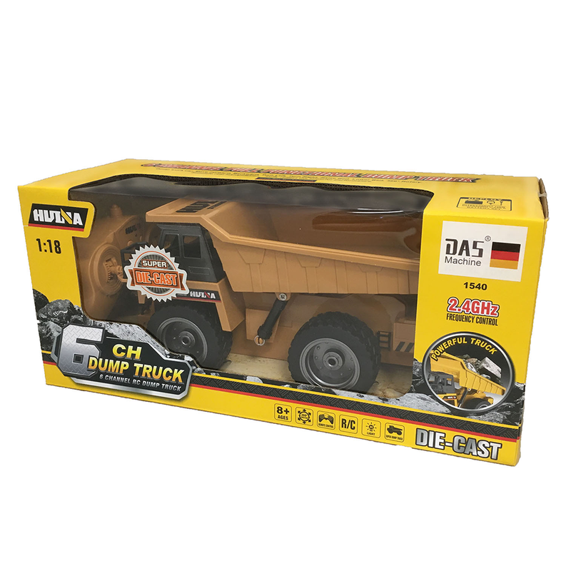 Dump Truck RC Radio Control Construction Model (1:18 Scale)