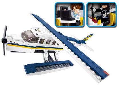 Z Seaplane Aviation Building Brick Kit (214 pcs)-2