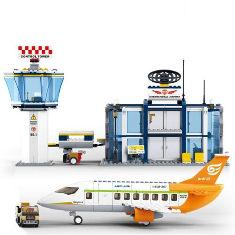 Aviation International Airport Building Brick Kit (678 Pcs)-2