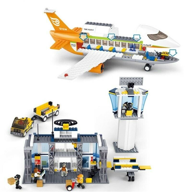 Aviation International Airport Building Brick Kit (678 Pcs)-3