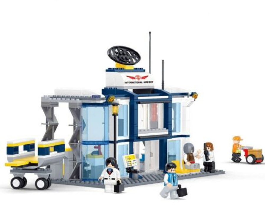 Aviation International Airport Building Brick Kit (678 Pcs)-5