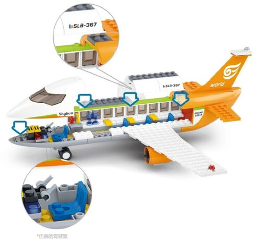 Aviation International Airport Building Brick Kit (678 Pcs)-7