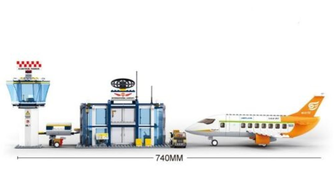 Aviation International Airport Building Brick Kit (678 Pcs)-9