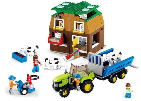 Cow Farm Ranch Building Brick Kit (512 Pcs)-2