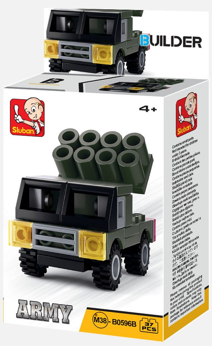 Builder Military Building Brick Display Set, x2 of each kit-5