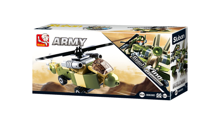 Army Transformer 6-in-1 Building Brick Display Set (448 Pcs)-6