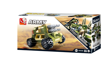 Army Transformer 6-in-1 Building Brick Display Set (448 Pcs)-7