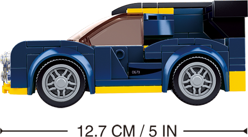 Car Club Building Brick Kit, LeMans Car (154 Pcs)-5