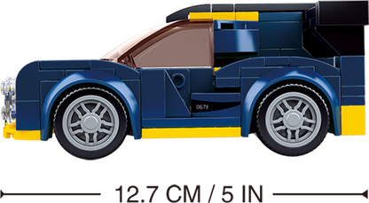 Car Club Building Brick Kit, LeMans Car (154 Pcs)-5