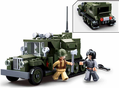 WWII Gaz Half-Track 2-in-1 Building Brick Kit (243PCS)-4