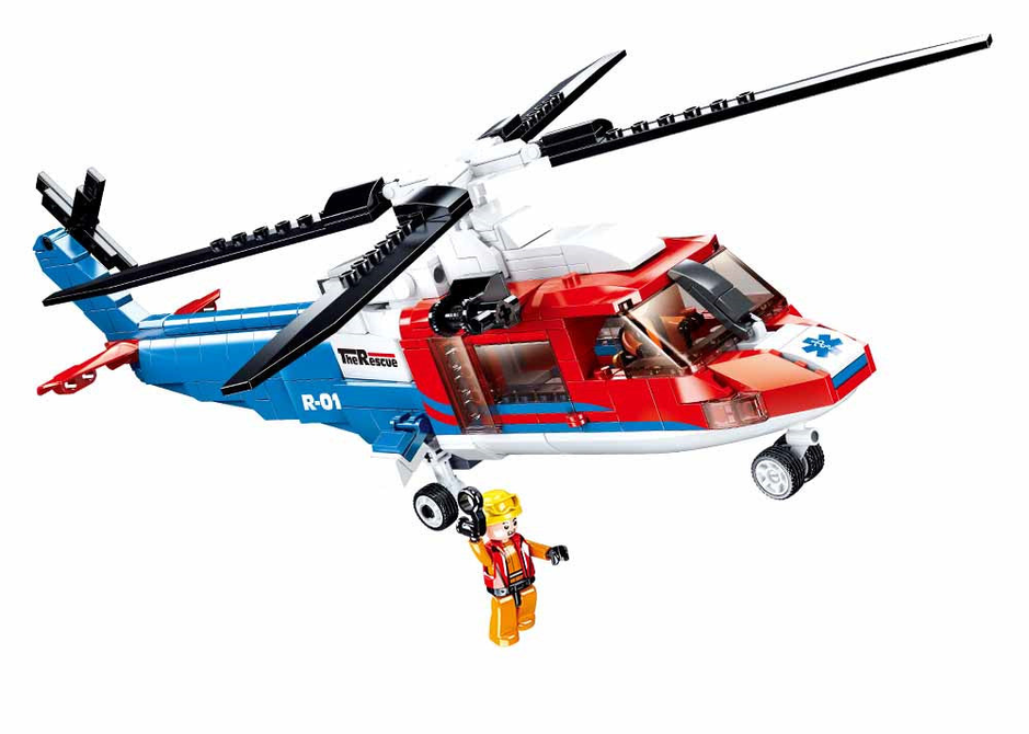 "The Rescue" Medivac Coast Guard Helicopter (402 pcs)-2