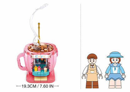 Coffee Cafe Building Brick Kit (268 pcs)-5