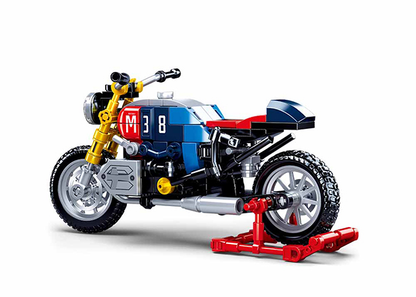 Colorful Motorcycle Building Brick Kit (197 pcs)-4