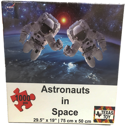 Astronauts in Space Cardboard Puzzle (1000 pieces)