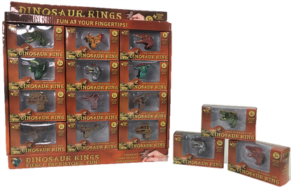 Dinosaur Ring Display Box, x12 Ring Assortment-2