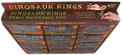 Dinosaur Ring Display Box, x12 Ring Assortment-5