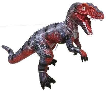 Velociraptor 17" Vinyl Dinosaur Figurine with Sound Effects-2