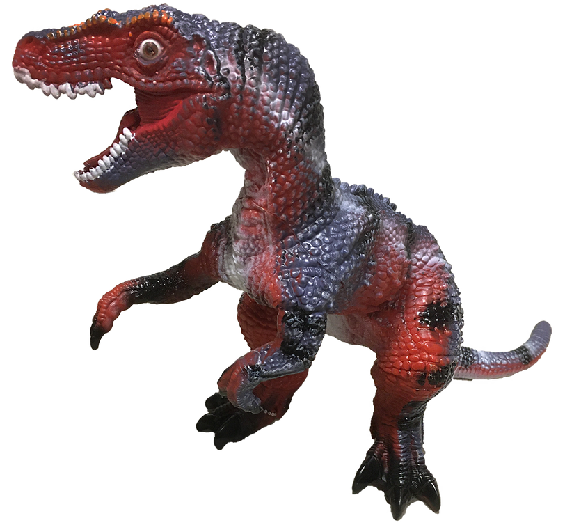 Velociraptor 17" Vinyl Dinosaur Figurine with Sound Effects-3