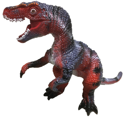 Velociraptor 17" Vinyl Dinosaur Figurine with Sound Effects-3