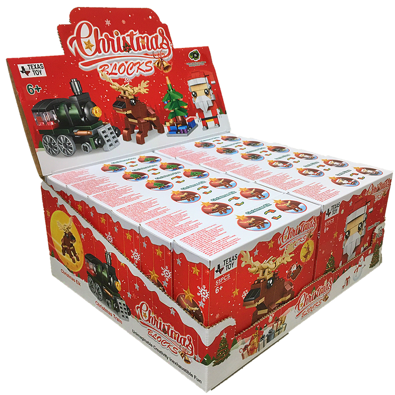 Christmas Blocks Display Set, Stocking Stuffer XMas Brick Kits-2