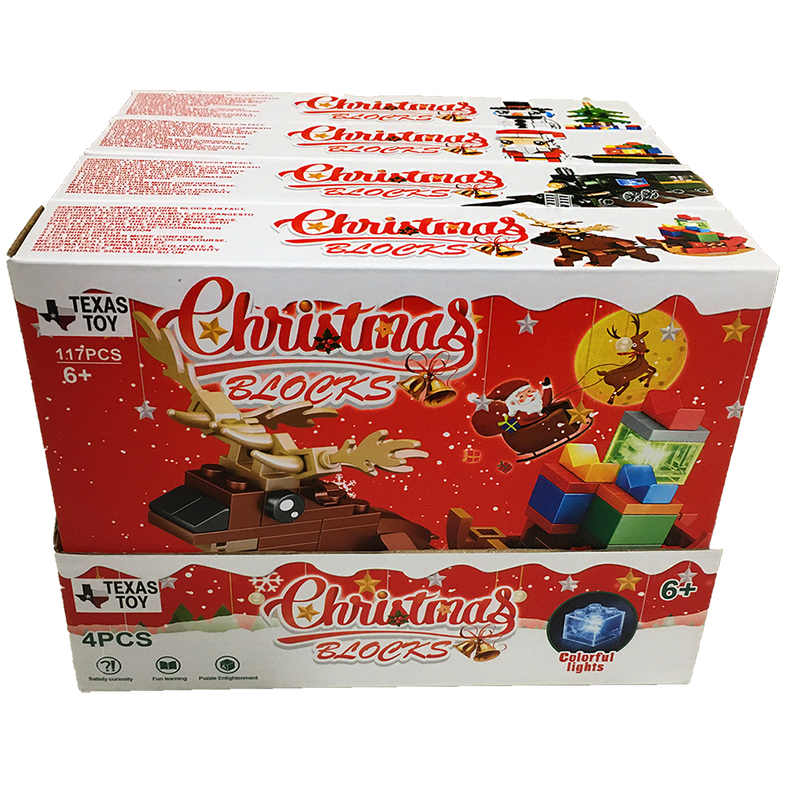 Christmas Blocks Larger Kit Display Set, x4 kits