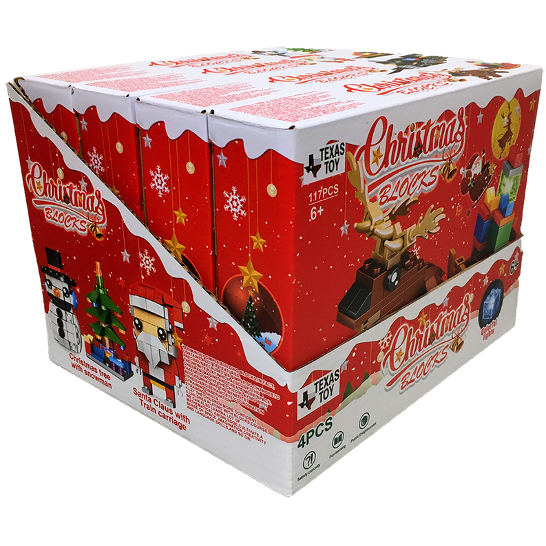 Christmas Blocks Larger Kit Display Set, x4 kits-2