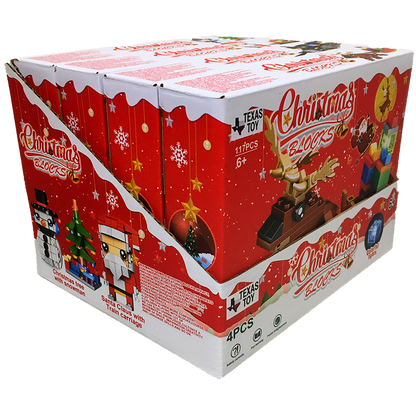 Christmas Blocks Larger Kit Display Set, x4 kits-2