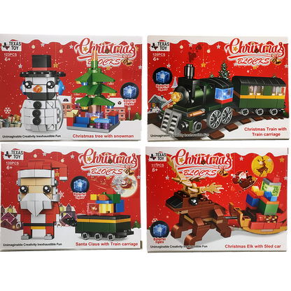 Christmas Blocks Larger Kit Display Set, x4 kits-3