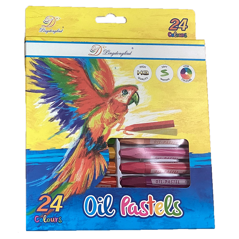 Color Oil Pastel Set, x24 Pastels