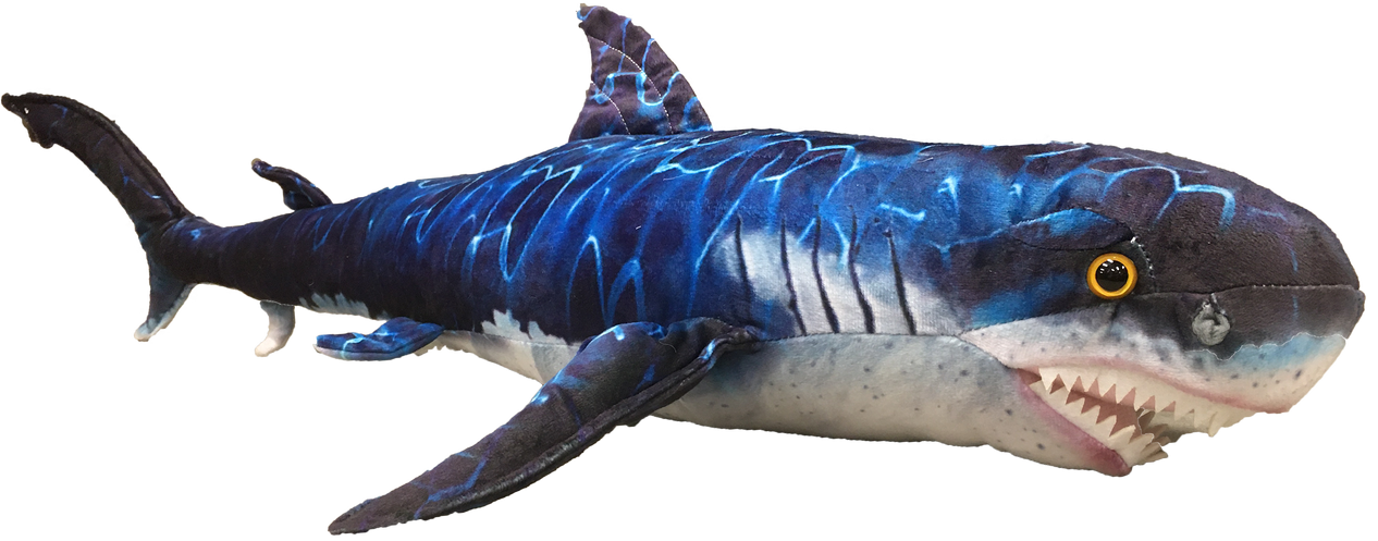 Blue Shark 29" Aquatic Plush Ocean Stuffed Animal-4