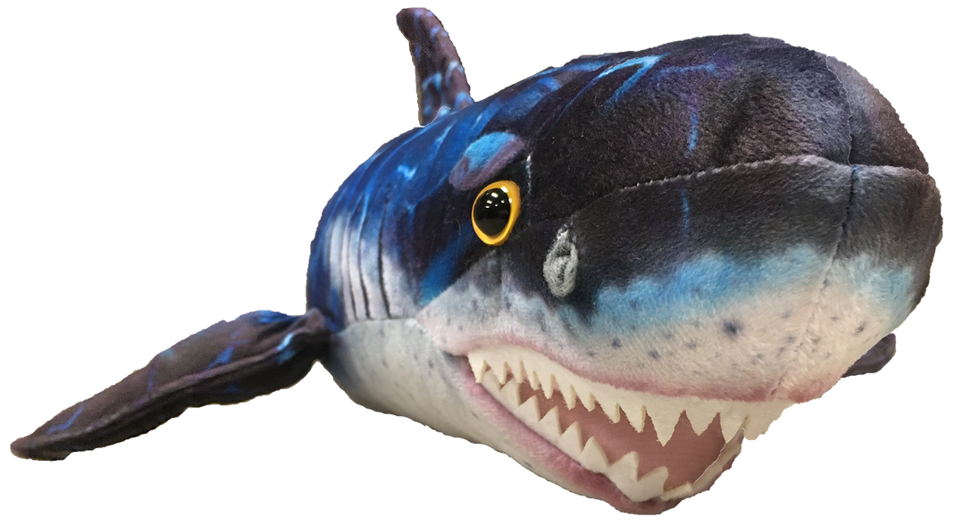 Blue Shark 29" Aquatic Plush Ocean Stuffed Animal-5