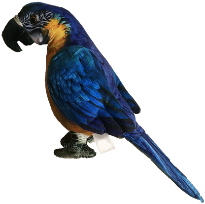 Blue Macaw 9" Plush Stuffed Animal Bird