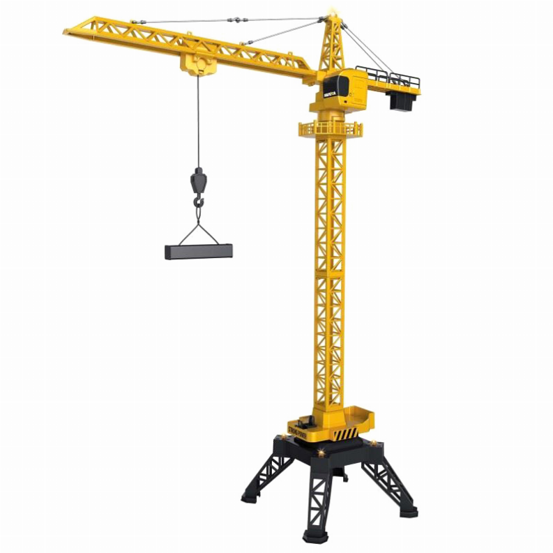 12 Channel Tower Crane With 2.4 Ghz Remote And Rechargeable Batteries