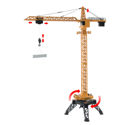 12 Channel Tower Crane With 2.4 Ghz Remote And Rechargeable Batteries-4