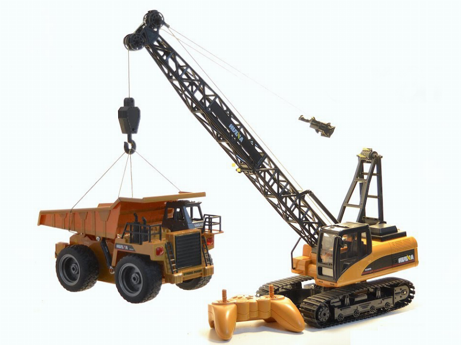 Crane On A Track With Die Cast Arm 2.4 Ghz And Rechargeable Batteries-6