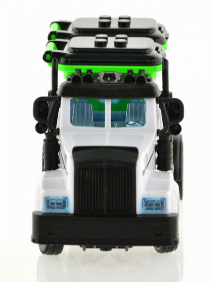 2.4G 1:64 scale RC Sanitation Truck with lights and sound-5