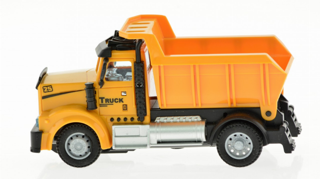 2.4G 1:64 scale RC Engineering Dump Truck with lights and sound-2