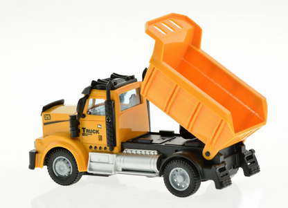 2.4G 1:64 scale RC Engineering Dump Truck with lights and sound-5