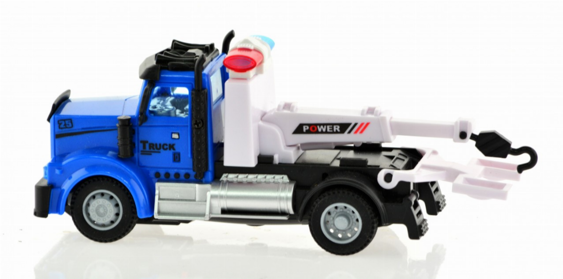 2.4G 1:64 scale RC Transport Tow Truck with lights and sound-4